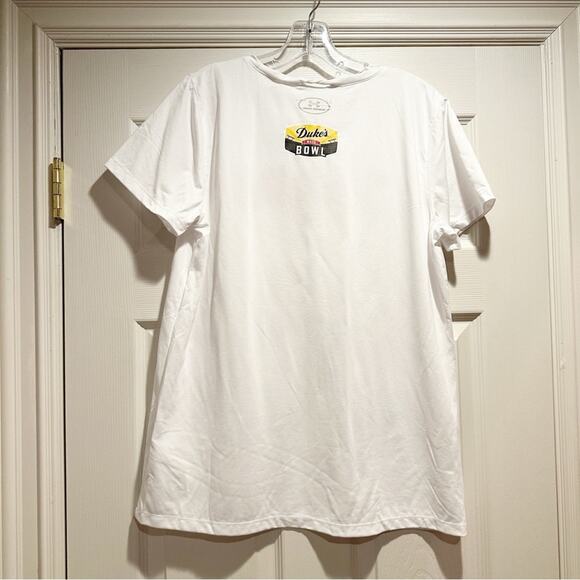 Under Armour Performance TERPS Tee T Shirt Top Dukes Mayo Bowl White NWT Large - Picture 3 of 14